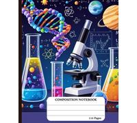 110 pages college ruled composition notebook for students | science students notebook: High school and college students | Daily journaling or class notes | Science Students