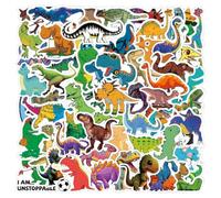110 pcs pegatinas dinosaurios, pegatinas infantiles, para botellas de agua, portátiles, monopatines, coches, guitarras, pegatinas de vinilo impermeables para niñas, niños y adultos
