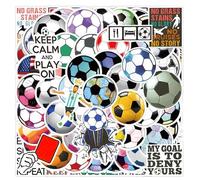 110 pegatinas de fútbol deportivas, pegatinas para teléfono móvil, pegatinas para amantes del fútbol, impermeables, pegatinas de graffiti, pegatinas de bricolaje