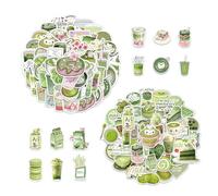110 Pegatinas Matcha Para Niñas, Lindas Pegatinas Decorativas Personalizadas, Pegatinas De Bricolaje Para Crear Cuentas De Mano, Adecuadas Para Vestir Patinetas, Computadoras, Maletas, Bicicletas.