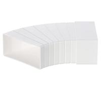 110 x 55 mm, arco de 15 - 60° para sistemas de ventilación de canal plano - Arco de plástico horizontal