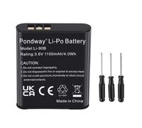 1100 mAh 3,6 V Li-90B Li-92B - Batería para Olympus Stylus SH-1/2/3 | SH-50 iHS SH-60 SP-100EE XZ-2 TG-Tracker para Tough TG-1/2/5/6 iHS TG-3/4 Ricoh for Theta X GR III Camera