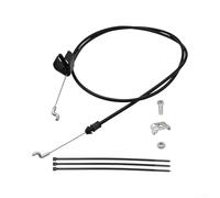 1101366MA - Cable de parada de motor para cortacésped con diseño de curva en Z, abrazadera de carcasa y bridas para reemplazo de cortacésped de 22 pulgadas