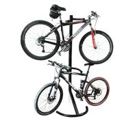 1107 RAD Cycle Gravity Bike Stand Rack para almacenamiento o exhibición sostiene dos bicicletas pero ocupa la mitad del espacio