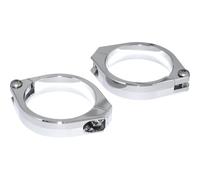 HighSIDER CNC standpipe abrazaderas, 47+49+50+52+54 mm, plata