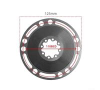 110BCD Narrow Wide Chainring 3mm Offset CNC Aluminum(purple 44T) | 3mm inward offset, corrects chainline, reduces cassette wear, fits para gravel bikes, prevents frame rub
