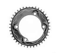 110BCD Plato 40T-58T 3 mm de desplazamiento estrecho de dientes anchos | Desplazamiento interior de 3 mm, corrige la cadena, reduce el roce del marco, se adapta a bicicletas de carretera de grava y
