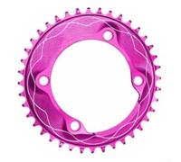 110BCD Plato 40T-58T 3 mm de desplazamiento estrecho de dientes anchos | Desplazamiento interior de 3 mm, corrige la cadena, reduce el roce del marco, se adapta a bicicletas de carretera de grava y