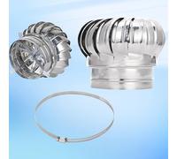 110mm-500mm Campana De VentilacióN De Acero Inoxidable, Tapa De Chimenea Giratoria, Tapa Giratorias, Parte Superior, Capucha De Chimenea(500mm)