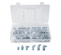 110pcs 45 ° 1/8in 28 Grease Niple Tip BoCeing Ingeniería de ingeniería MAQUINARIA DEL ELECTROCLACIÓN es Automotrices Equipo mecánico