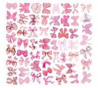 110uds Pegatinas Estéticas de Coqueta Rosa, Bonitas Pegatinas de Niña Rosa Pegatinas Estéticas Pegatinas de Grafiti Pegatinas de Coqueta para Botella de Agua Habitación Teléfono