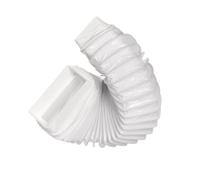 110x55mm Tubo Flexible - Conector para Tubo Rectangular - Canal Plano Flex - PVC