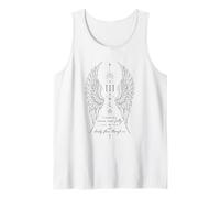 111 Intuición ala de Ángel Numerología Crecimiento Afirmación Camiseta sin Mangas