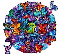 112 pegatinas de dragones míticos de neón, juego de pegatinas para niños, decoraciones de dragones alados voladores, dragones demoníacos, dibujos animados, aptas para maletas y monopatines