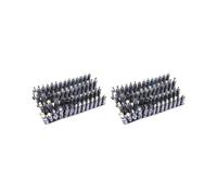 112 Unids Enchufe de 56 Piezas Alimentación Corriente Continua Cargador de Enchufe de Cabeza de C.C de 5,5X2,1Mm para Enchufar Adaptador de Corriente