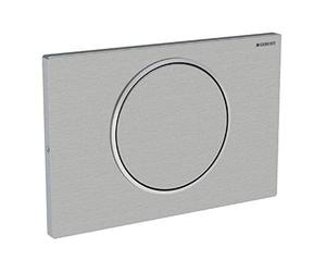 115.787.SN.5 PULSADOR SIGMA10 INOX CEPILLADO/PULIDO/CEPILLADO