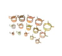 115 abrazaderas de manguera resorte galvanizadas 6-22 mm