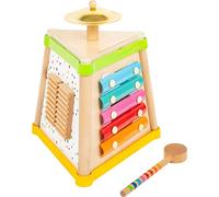 11507 Triángulo de música "Sound", de madera, small foot, colorido multiinstrumento para los pequeños músicos , color/modelo surtido