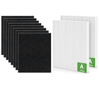 115115 C535 - Filtro de repuesto tamaño 21 compatible con Winix C535, purificador de aire PlasmaWave 5300 6300 5300-2 6300-2 P300 purificador de aire de onda de plasma - 2 HEPA + 8 filtros de carbono