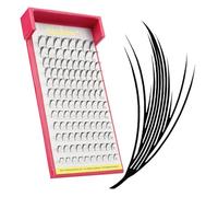 116 PZS Ala Pluma Manga Extensiones Pestañas Prefabricadas, D 0,07 12 Filas/Bandeja, Construcción Una Sola Pieza, Cómics Injerto Pestañas para Artistas, Salón Belleza(Negro-0,07-D-MIX8-15mm) TIPO: MY