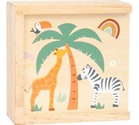 small foot Memo Safari - Madera con motivos animales, 28 piezas - A partir de 3 años