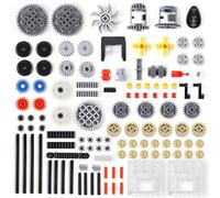 117 piezas engranajes piezas motor engranaje cremallera conector pines gusano compatible con Lego Technic