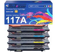 117A XL Compatible para Toner HP Color Laser 150a 150nw MFP 178nw 179fnw 179fwg Toner para HP W2070A W2071A W2072A W2073A Set Negro, Magenta, Amarillo, Cian, 4 unidades