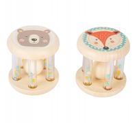 11885 Sonajeros para bebés Pastel, Small Foot, Tonos Pastel y con diseño Infantil, para bebés y niños pequeños.