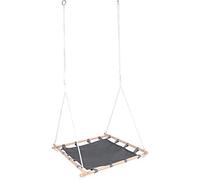 11907 Columpio Nido con Marco de Madera, Small Foot, diversión balanceándose, Carga hasta 100kg, a Partir de 3 años.