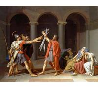 11CT Diy Kits De Bordado Punto Cruz Famosa Pintura Al Óleo，El Juramento De Los Horacios Kits De Punto De Cruz Estampado, Juego De Bordado, Arte De Bordado A Mano Para Principiantes, Adul 60x80cm