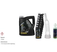 11L mannol aceite motor 5W-30 Api Sn / Sm / Cf Tubo + Scheibenreinigerr