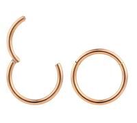 (11mm) 2 piezas de acero quirúrgico 316L de 16 g con segmento articulado para labio, nariz, trago, cartílago, tabique, hélix, aretes para dormir de