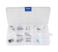 11PCS Sewing Machine Presser Feet Kit | Metal Press Foot for Quilting/Zippers/Buttons | Sturdy & Tarnish Proof (11-piece plastic box set)
