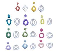 11pcs Soft Ton Ohrringe schneider Set Geometrische Kopfhörer Formen Schmuckversorgungen Handgefertigtes Creative Tonzubehör