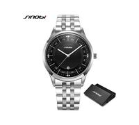 (11S9842G01) Relojes elegantes SINOBI para hombre, modelos de pareja, movimiento de cuarzo de Japón,