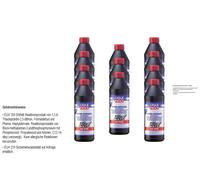 11x Liqui Moly 1L Hypoid-Getriebeöl GL5 SAE 80W Man 342 Tipo Volvo Hipoide Gear