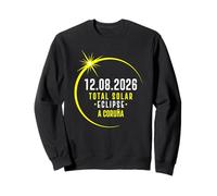 12.08.2026 Eclipse Solar Total A Coruña Sudadera