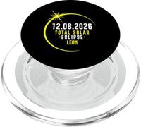 12.08.2026 Eclipse Solar Total León PopSockets PopGrip para MagSafe