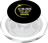12.08.2026 Eclipse Solar Total Zaragoza PopSockets PopGrip para MagSafe