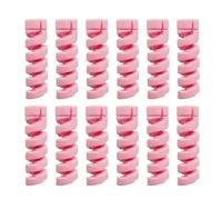 12-1 Uds Protector de Cable Cable de carga de silicona enrollador en espiral cubierta protectora de Cable for organizador de Cable de teléfono(12pcs (Pink))