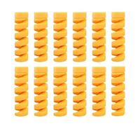 12-1 Uds Protector de Cable Cable de carga de silicona enrollador en espiral cubierta protectora de Cable for organizador de Cable de teléfono(12pcs (Yellow))
