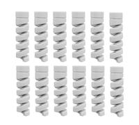 12-1 Uds Protector de Cable Cable de carga de silicona enrollador en espiral cubierta protectora de Cable for organizador de Cable de teléfono(12pcs (Gray))