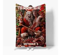 (#12,100x150cm(39x59in))Terrifier 3 Killer Art The Clown 3D Fleece Blanket Winter Warm Xmas Large Throws