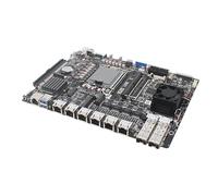 12/13th Inter LGA1700 CPU Firewall Network Security Industrial Control motherboard/2xNVMe 4xSATA3.0 1x PCIEx16 2xDDR5 5600MHz/ 6 * 2.5GLAN 2 * 10G SFP+ USB3.2 10G/ Ranuras para tarjetas SIM