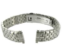12 - 16 mm Hirsch plata tono ajustable semi-sólida enlace despliegue hebilla señoras reloj banda 2002 WR