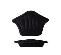 12/16 Uds zapatillas de deporte plantillas muy adhesivas parche almohadillas enteras for Protector talón for zapatos tamaño ajustable antidesgaste mujer hombres Para Grandes(S-Black,12pcs)