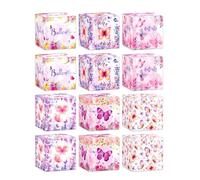 12/18 cajas de mariposa únicas portátiles para mejorar las presentaciones en la celebración