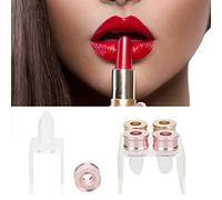 12.1MM DIY Lipstick Mold, Silicone Lipstick Making Molde Bálsamo casero Lip Mold Circle Crafts Tool Kit Silicona Lip Balm Mold Crafts Tool(Cuatro agujeros)