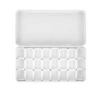 12/21/24/45 Cuadrículas vacías for acuarela, bandejas for óleo, caja de almacenamiento hierro, paletas artistas, suministros arte Para Gouache, Acuarela y óleo(24grids 1ml pans)