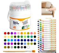 12/24/36/48 Color Rotary Washable Crayons, Quick Drying Easy Grip Silky Twist Crayons, Multicultural Pastel Gel Crayon for Painting Enthusiast